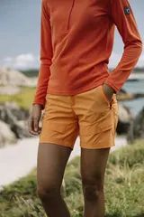 Loen LS Shorts D L Orange 38 Lett softshellshorts til dame