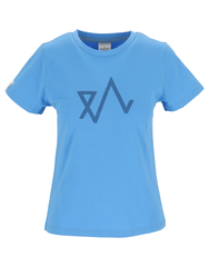 Logo T-skjorte D Asurblå 40 T-skjorte i bomull til dame