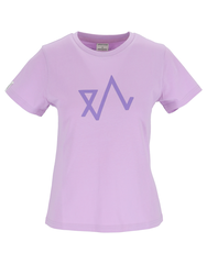 Logo T-skjorte D Lavendel 38 T-skjorte i bomull til dame
