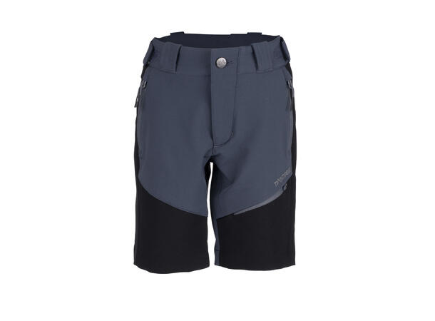 Flåm LS shorts G Blekkblå 140 Lett softshell shorts til gutt