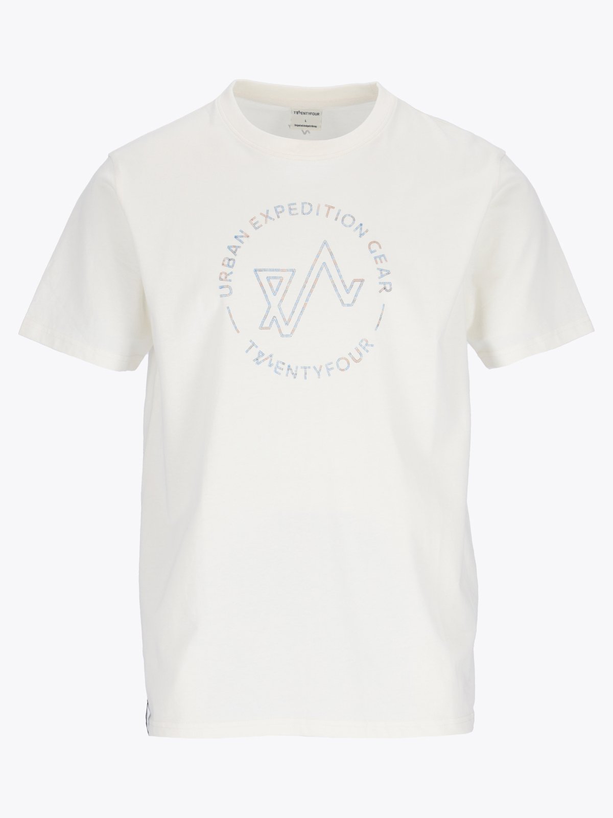 Twentyfour & UXG Patch T-skjorte U Hvit