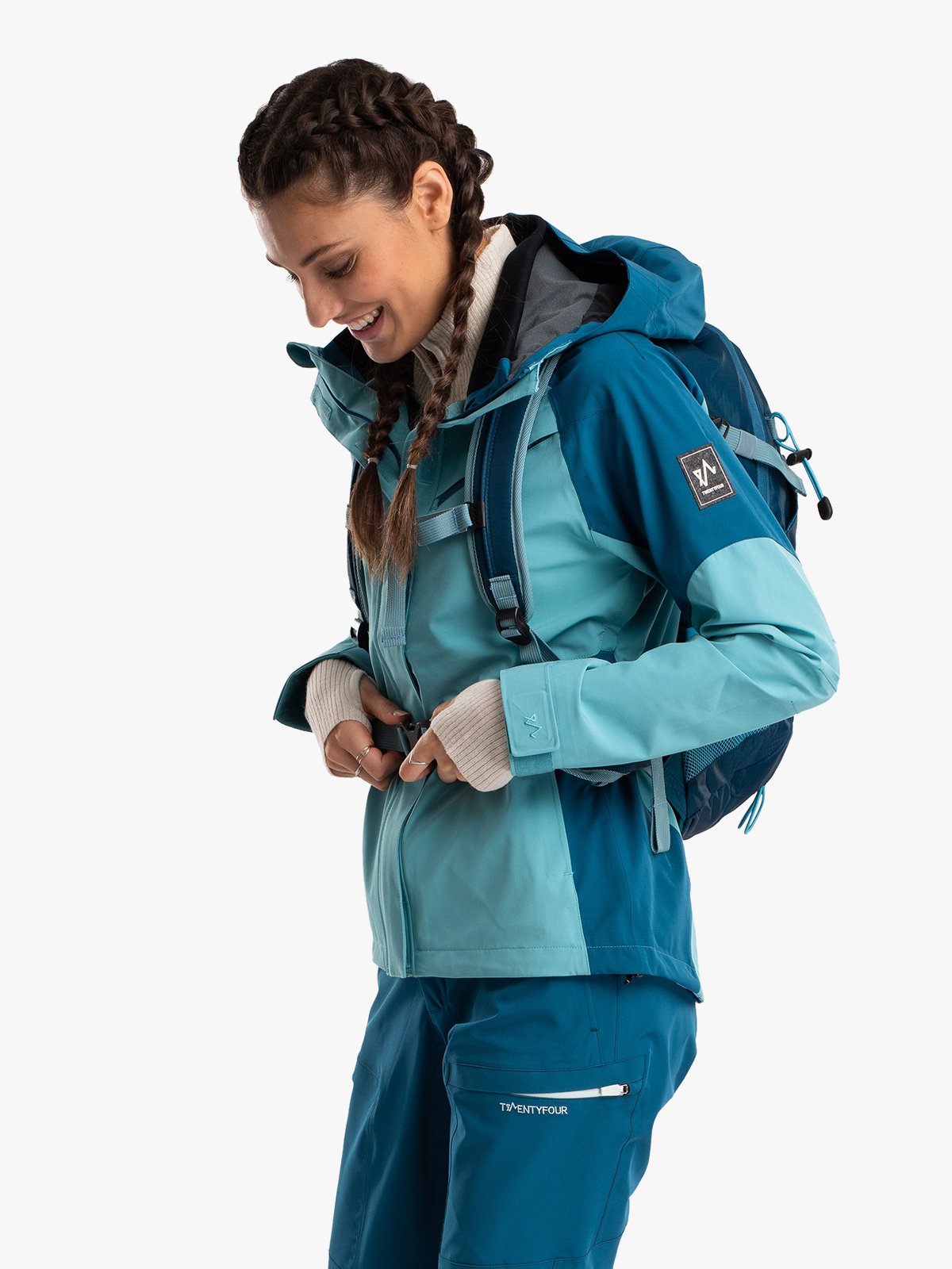 Twentyfour Flåm ST 2-Lags Jakke D Porselen