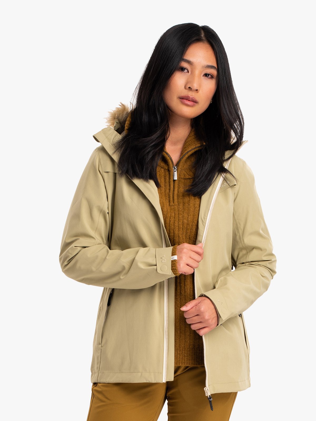 Twentyfour Finse 2.0 2-Lags Jakke D Khaki