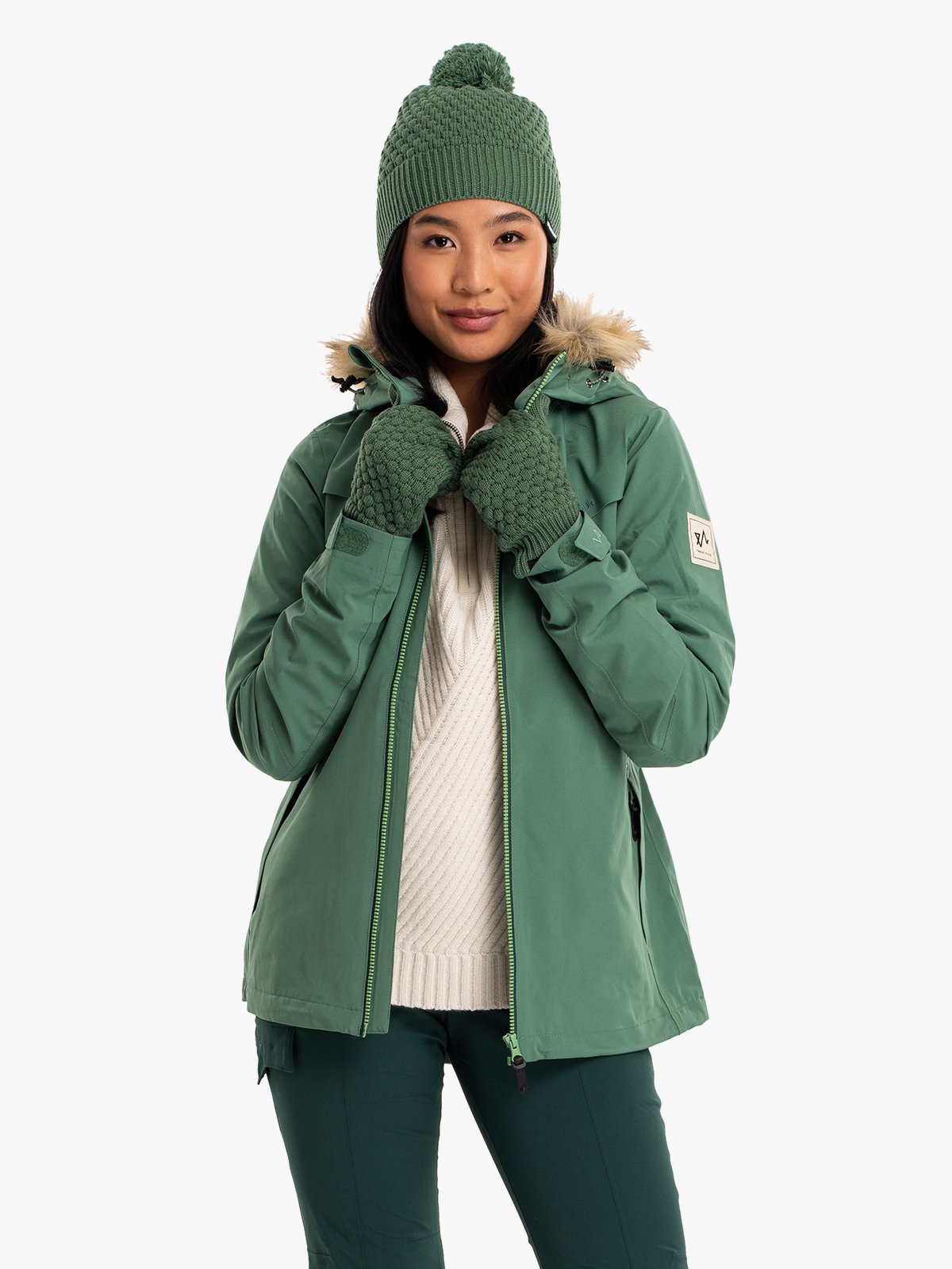 Twentyfour Finse 2.0 2-Lags Jakke D Oliventre