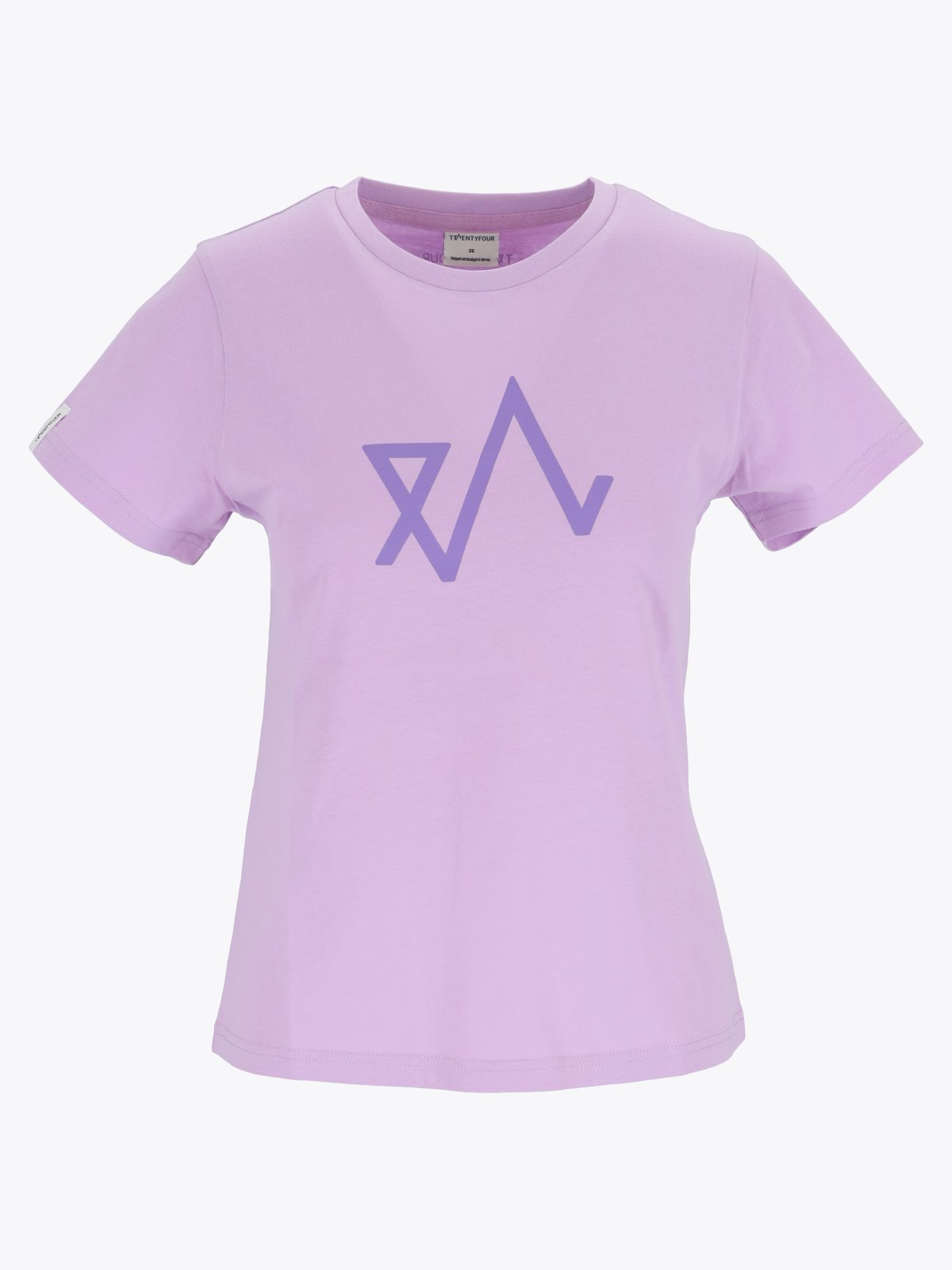 Twentyfour Logo T-skjorte D Lavendel
