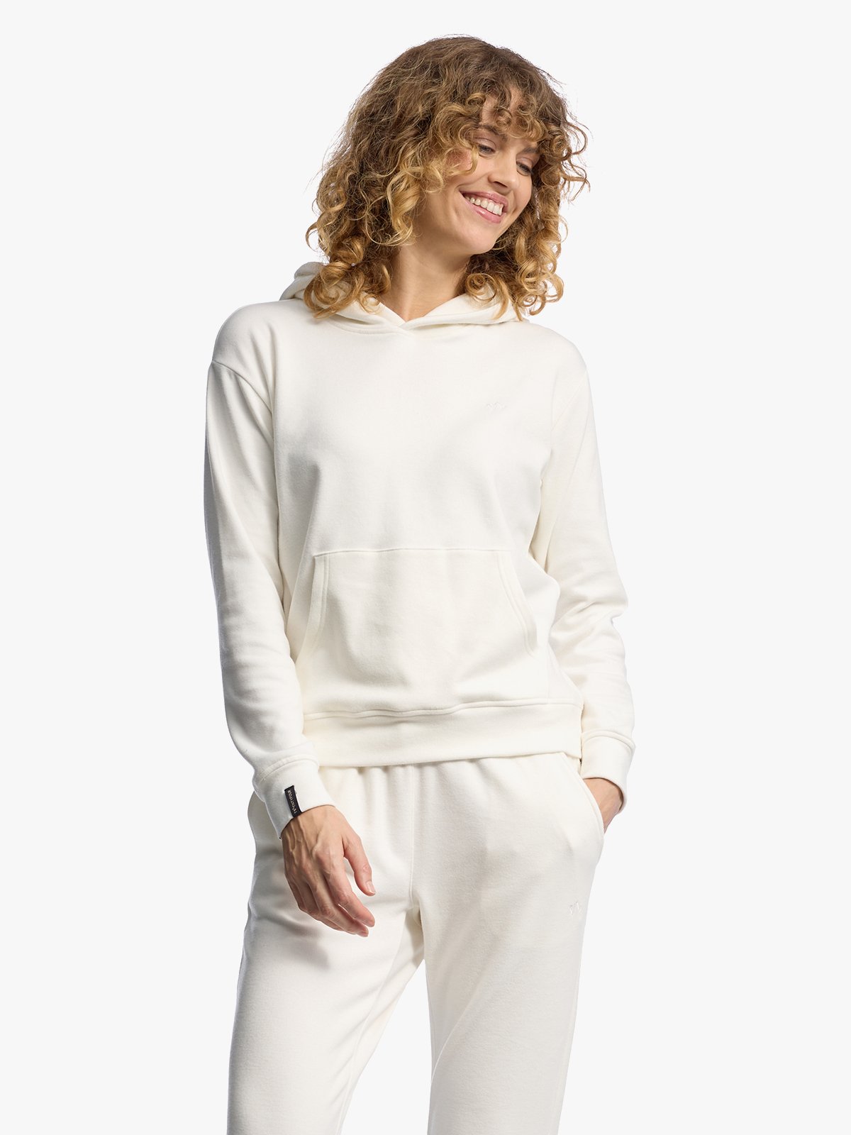 Twentyfour Mode Comfy Hoodie D Hvit