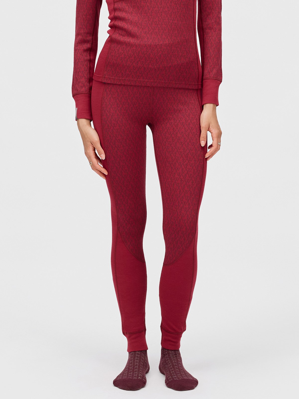 Twentyfour Aurora Aya Ull Tights D Vinrød