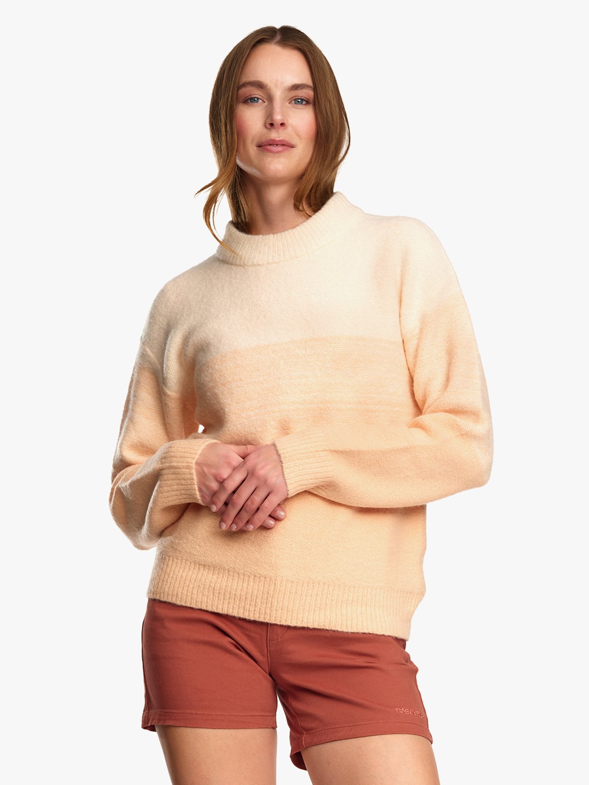 Twentyfour Mode Strikkegenser D Lys Fersken