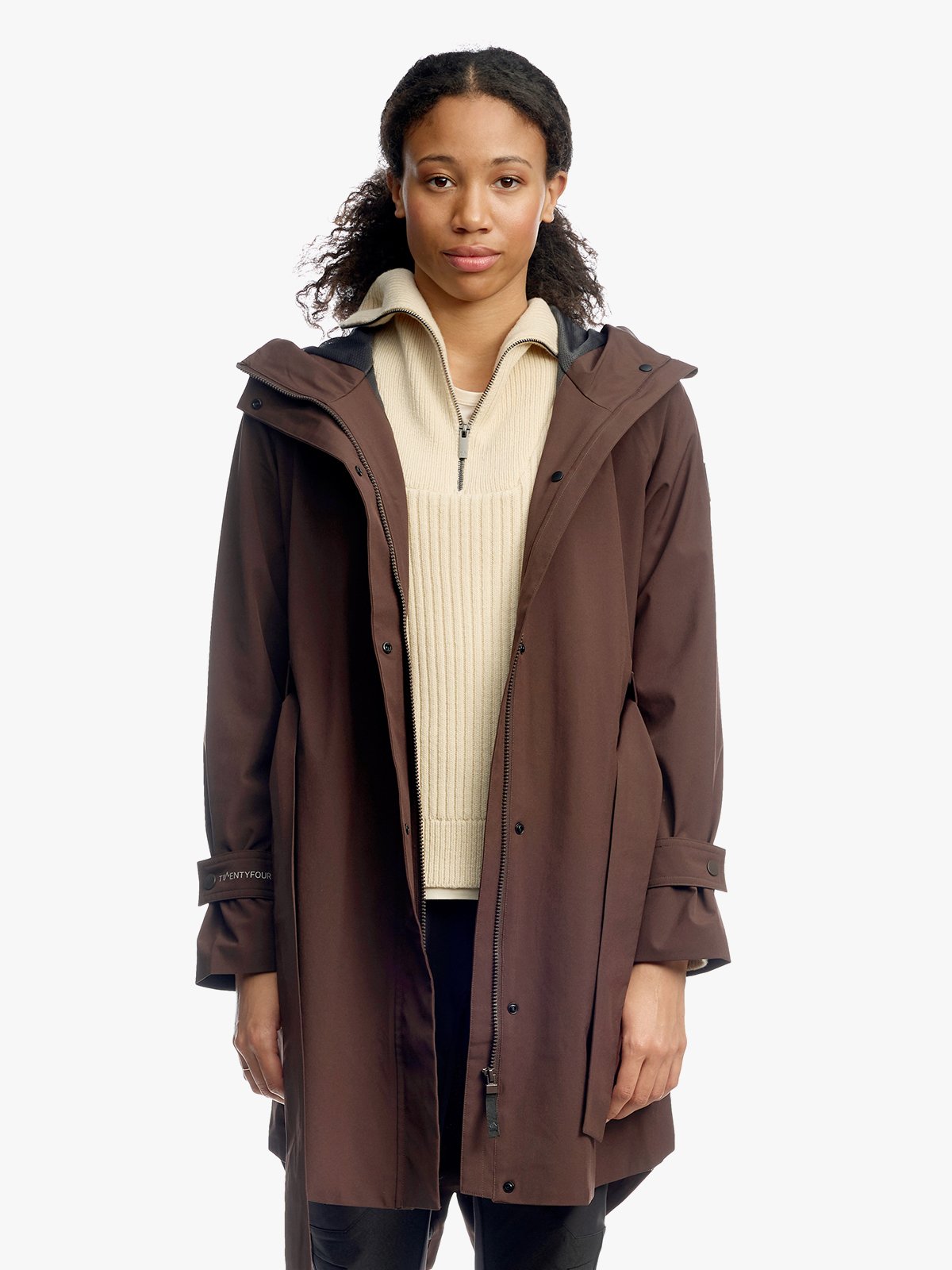 Twentyfour Mode 2-lags Cape D Mørk Brun