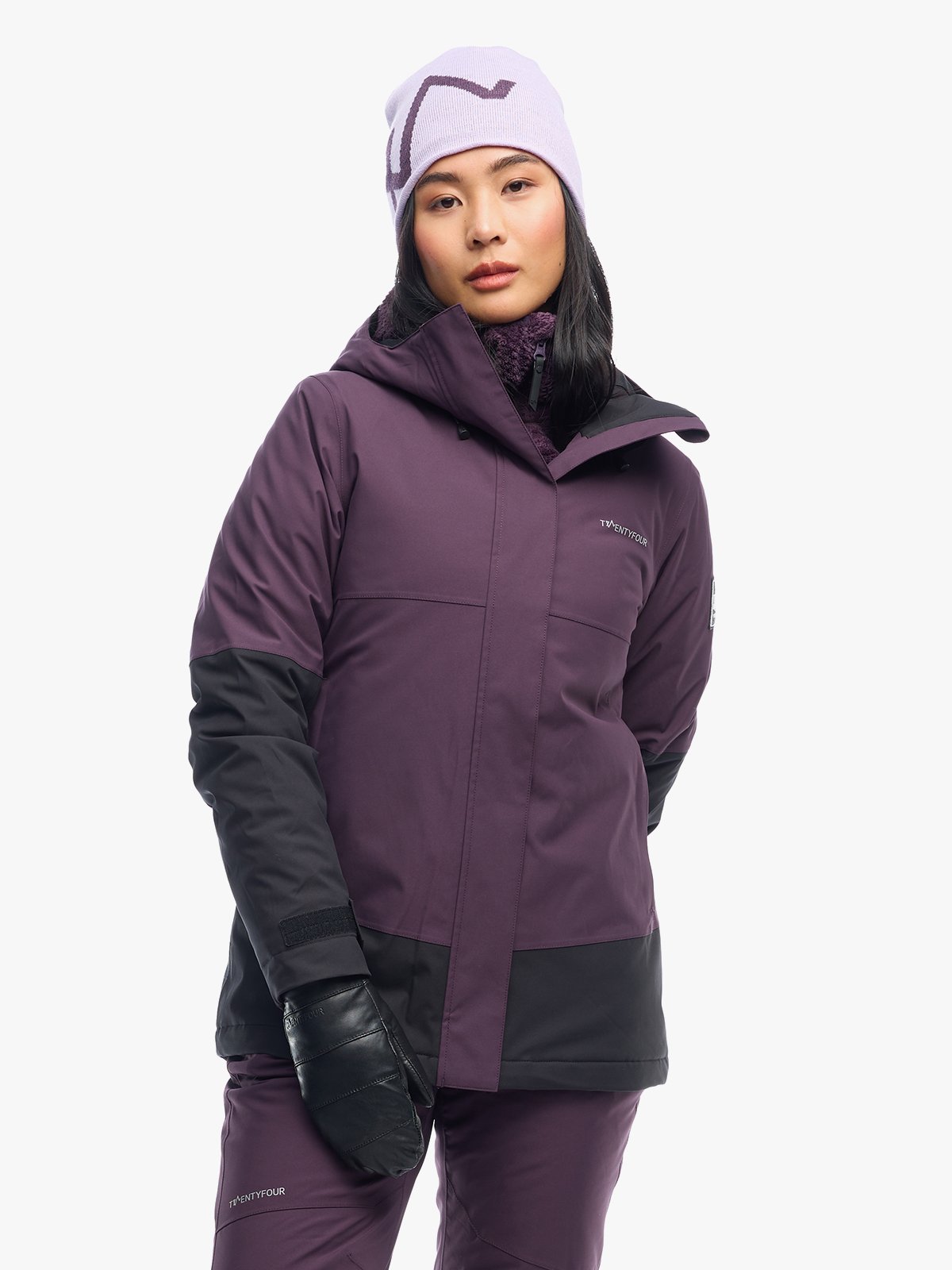 Twentyfour Isbre 120 Skalljakke D Dyp Plomme