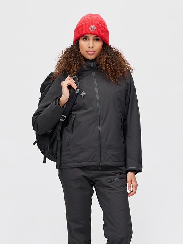 Twentyfour Aurora Warm Jakke D Sort