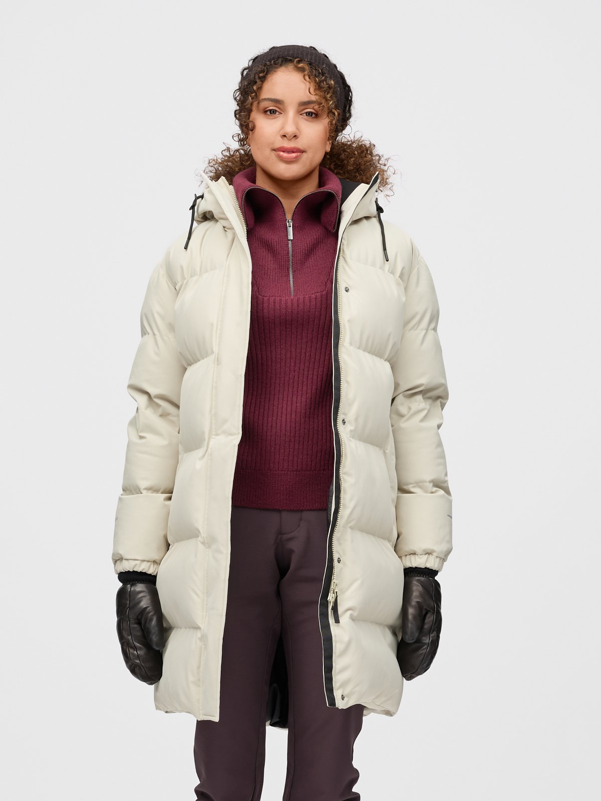 Twentyfour Mode Aria Parkas D Varm Grå