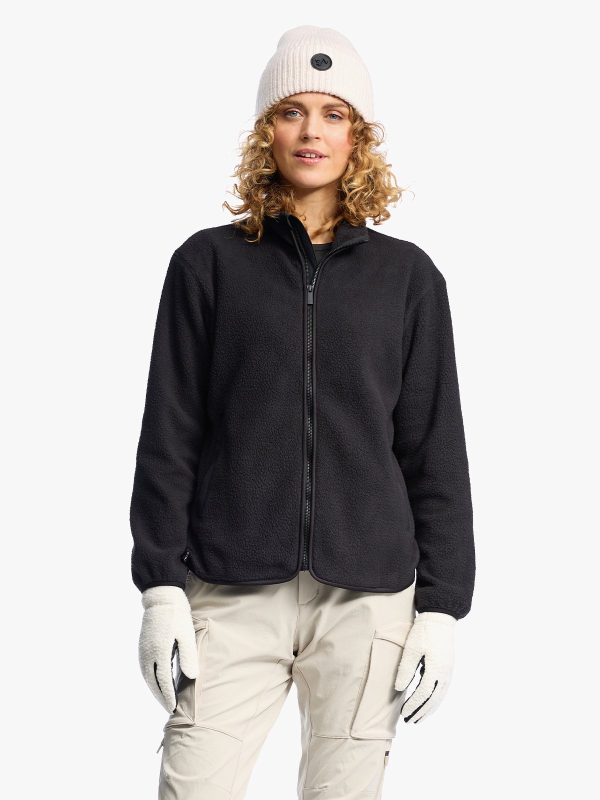 Twentyfour Aurora Pile Jakke D Sort