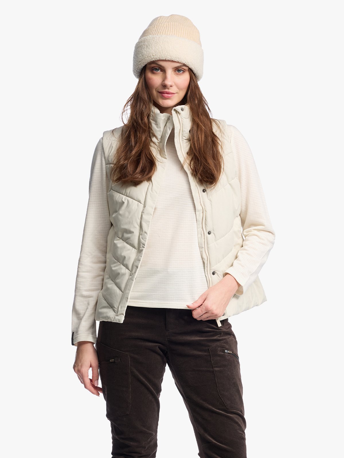 Twentyfour Aurora Thermal Vest D Gråhvit