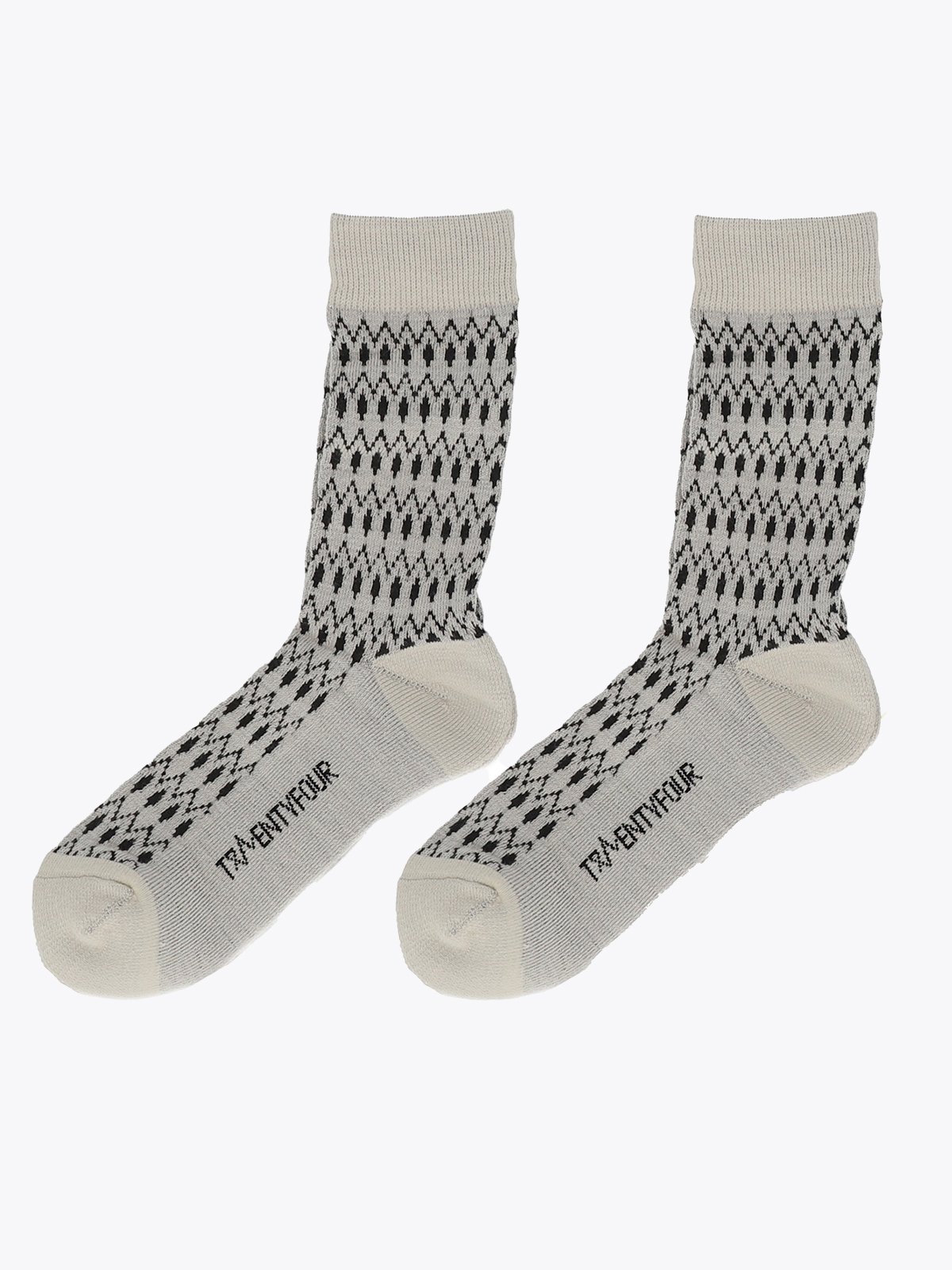 Twentyfour Aurora 2pk Ullsokk Grå/Sort