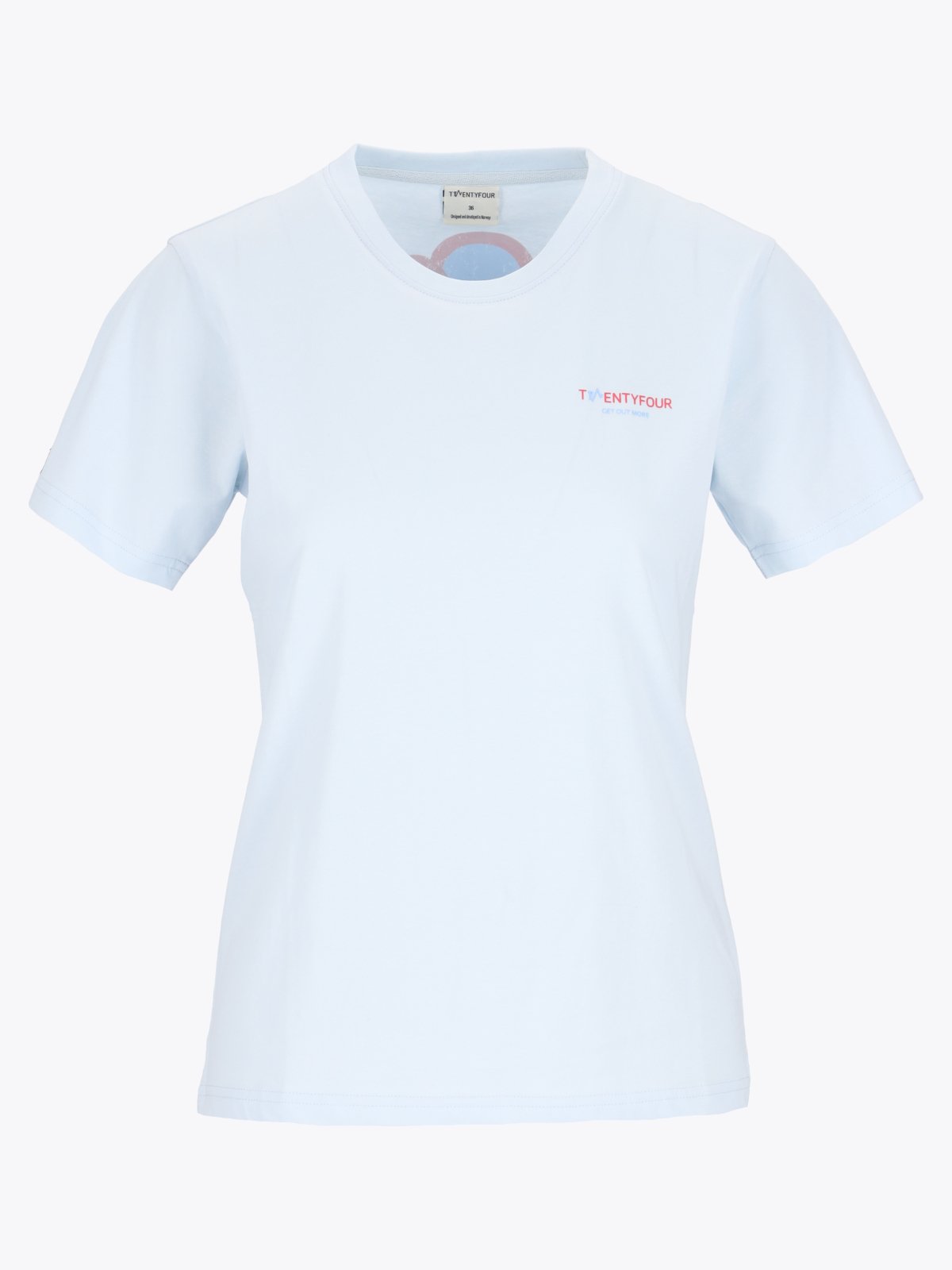Twentyfour & IGO Back T-skjorte D Isblå