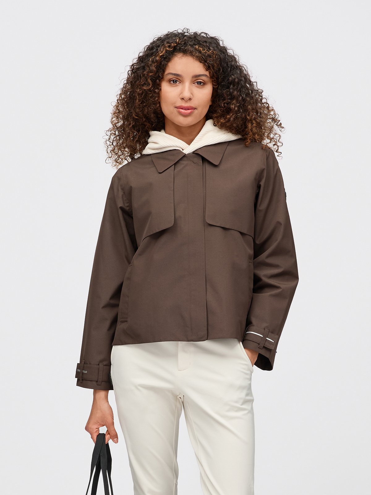 Twentyfour Mode Trench Jakke D Mørk Brun