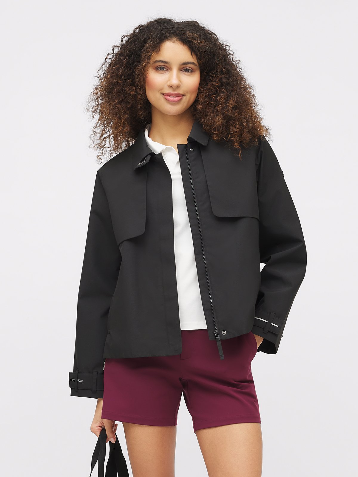 Twentyfour Mode Trench Jakke D Sort