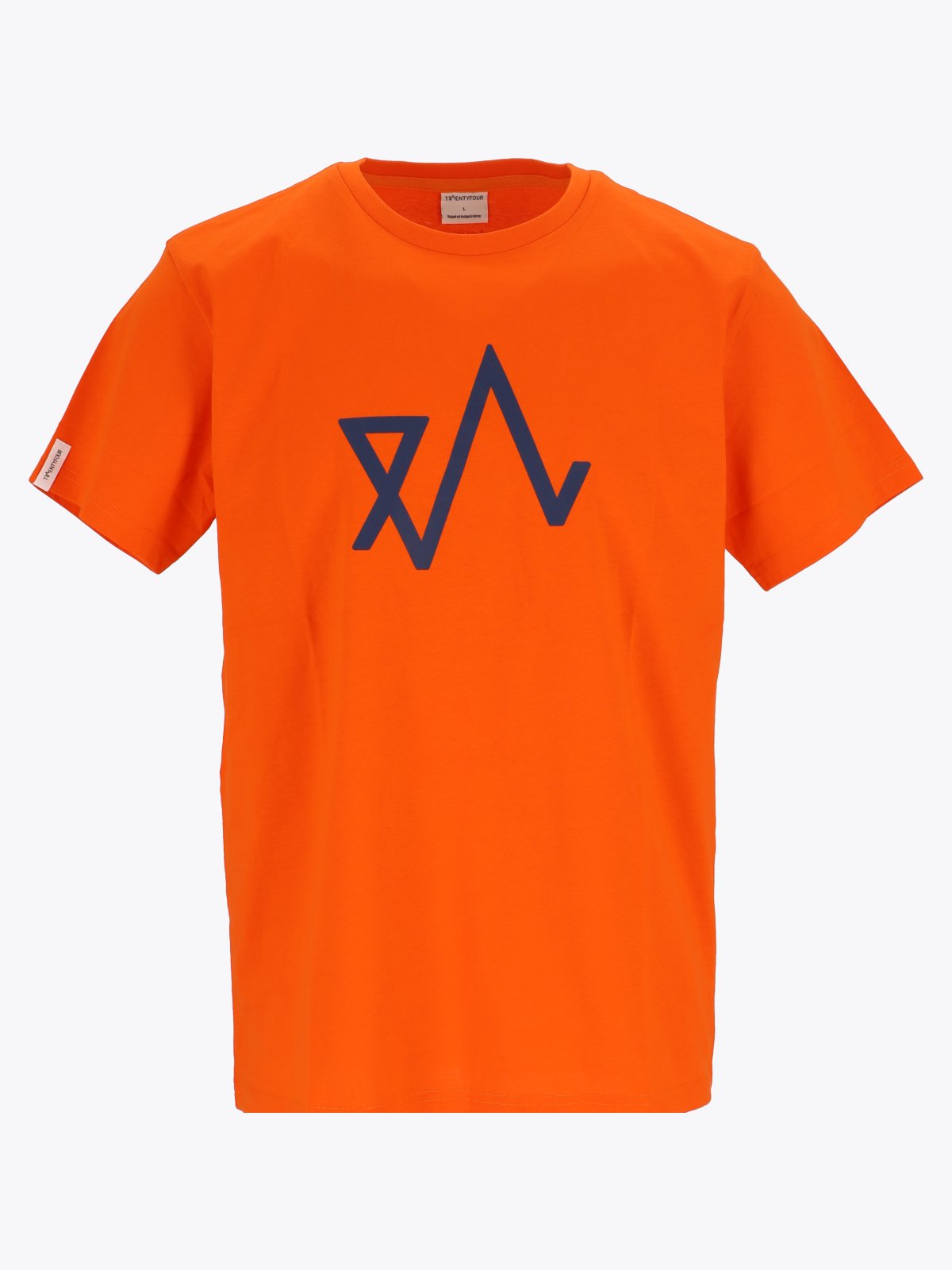 Twentyfour Logo T-skjorte H Rødorange