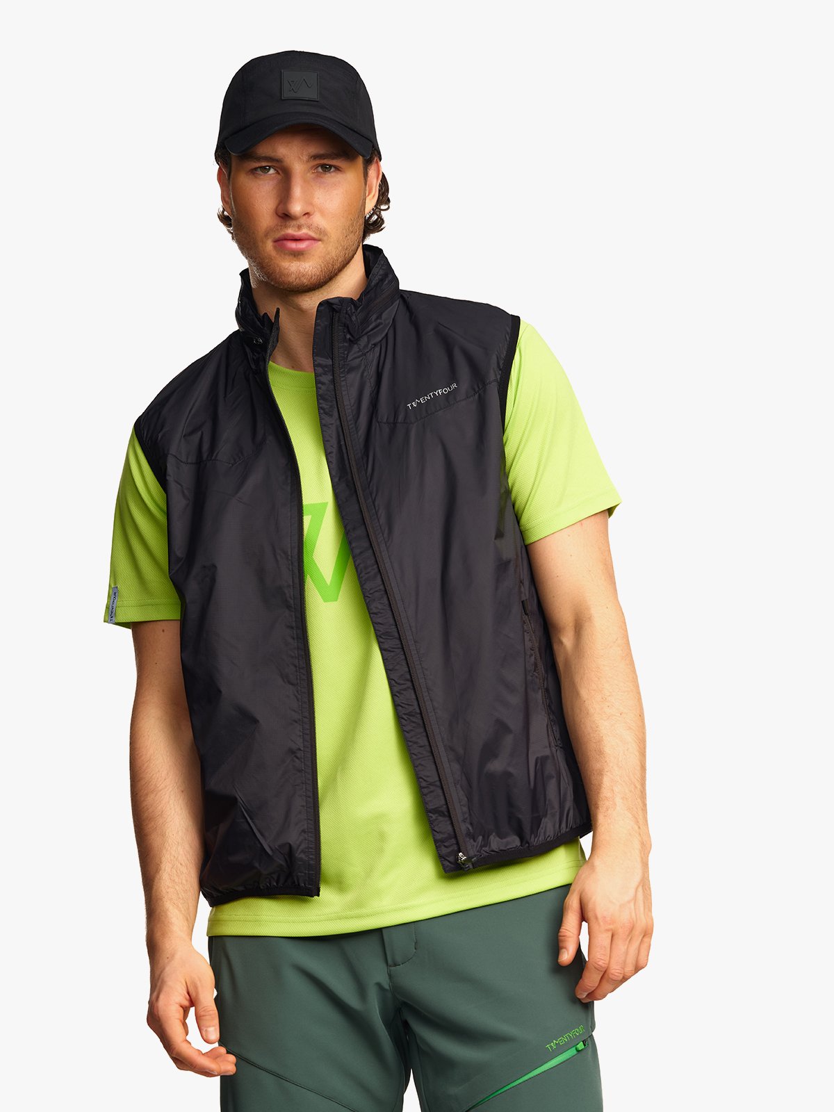 Twentyfour Flåm Hiking Vest H Sort