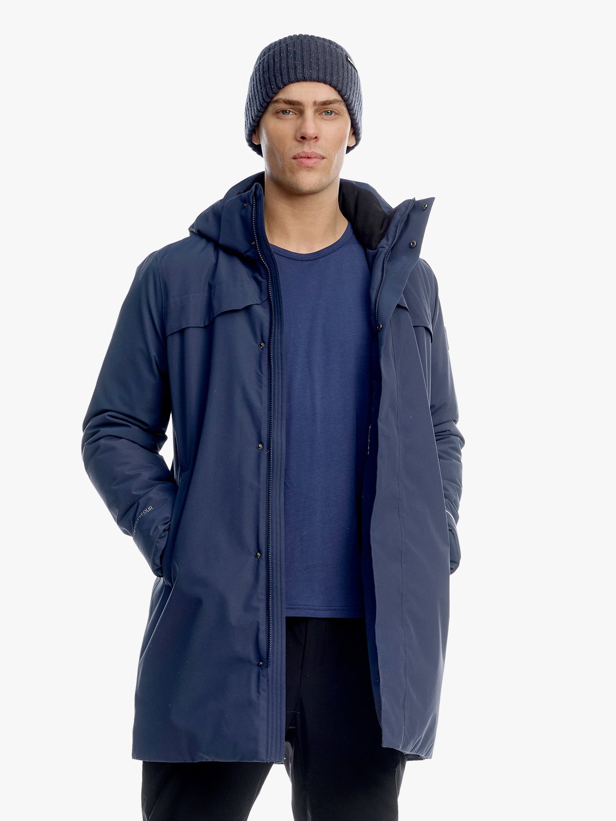 Twentyfour Mode Warm Parkas H Marineblå