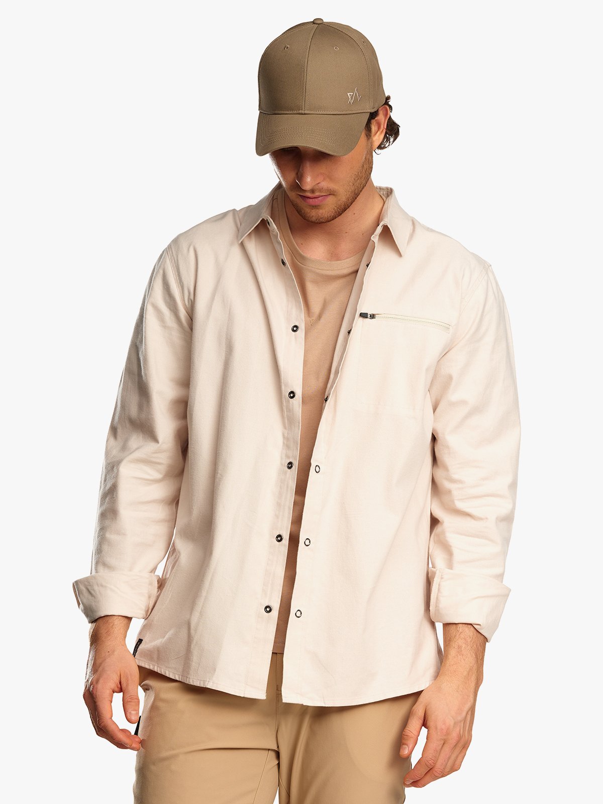 Twentyfour Mode Hike Skjorte H Gråhvit