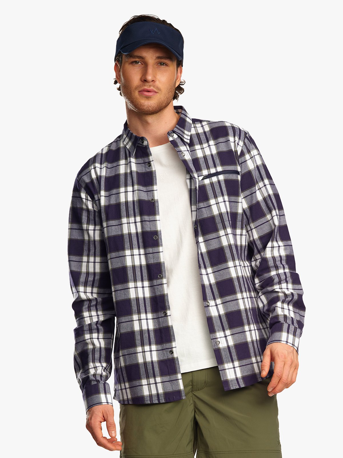 Twentyfour Mode Hike Skjorte H Marineblå