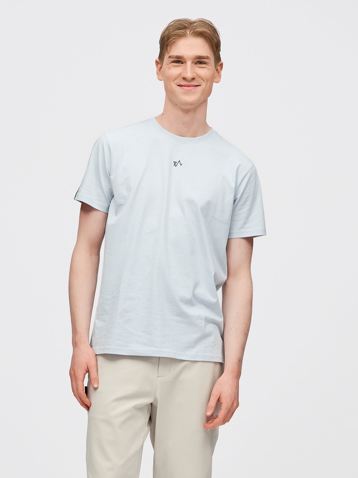 Twentyfour & T-skjorte U Frostblå