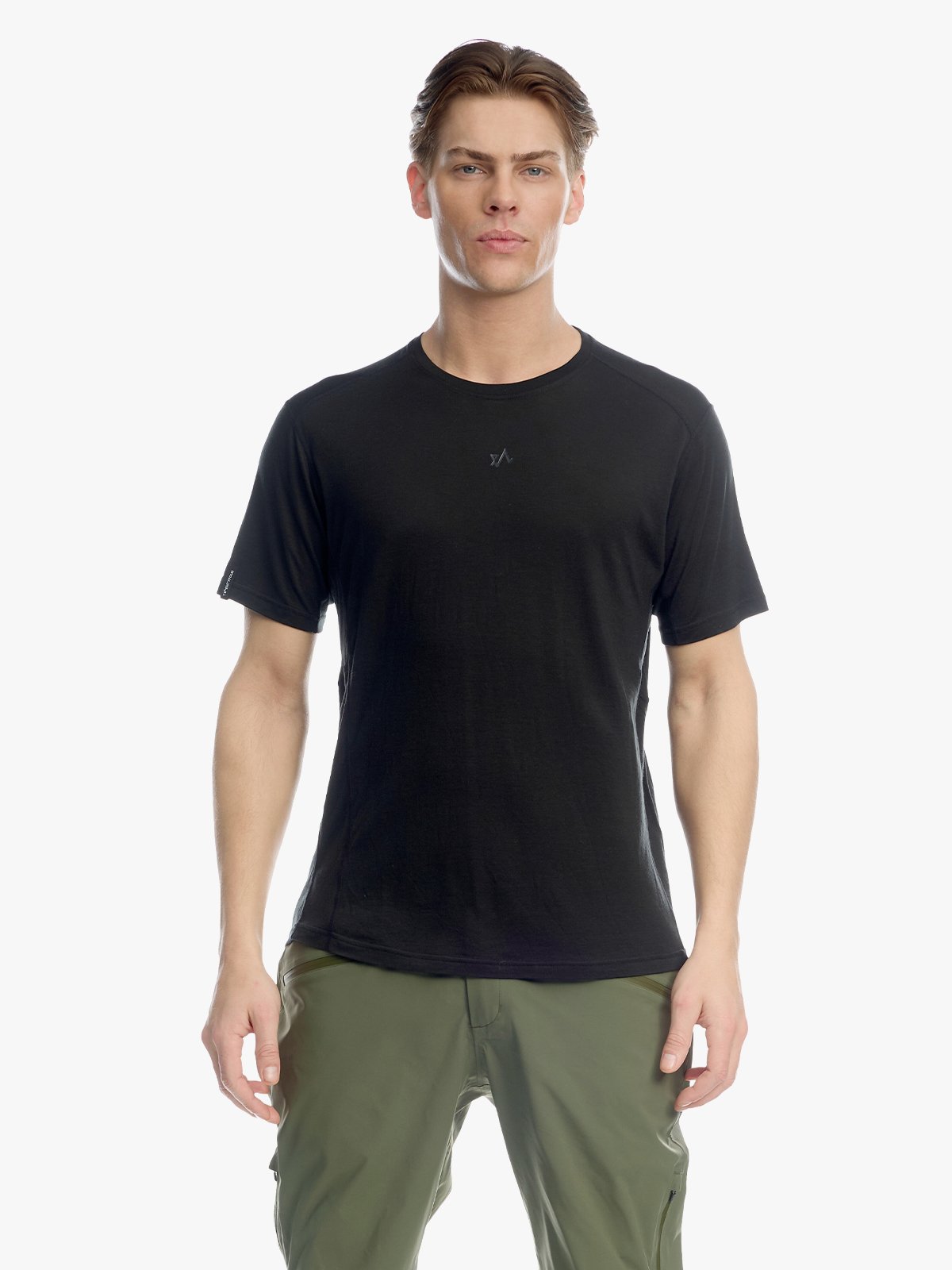 Twentyfour Venture Ullmix T-skjorte H Sort