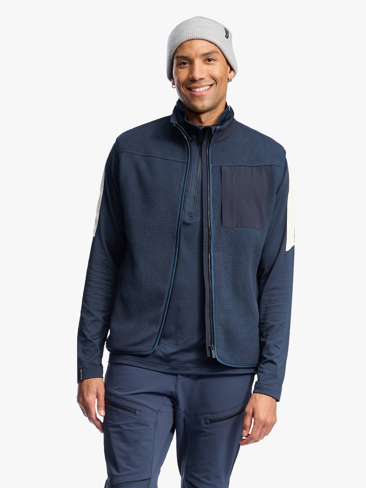 Twentyfour Aurora Pile Vest H Marine