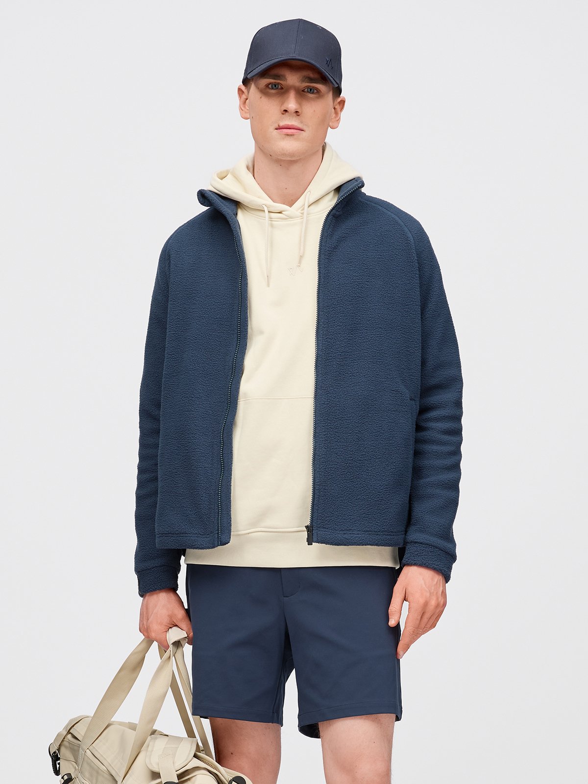 Twentyfour Mode Pile Jakke H Marine