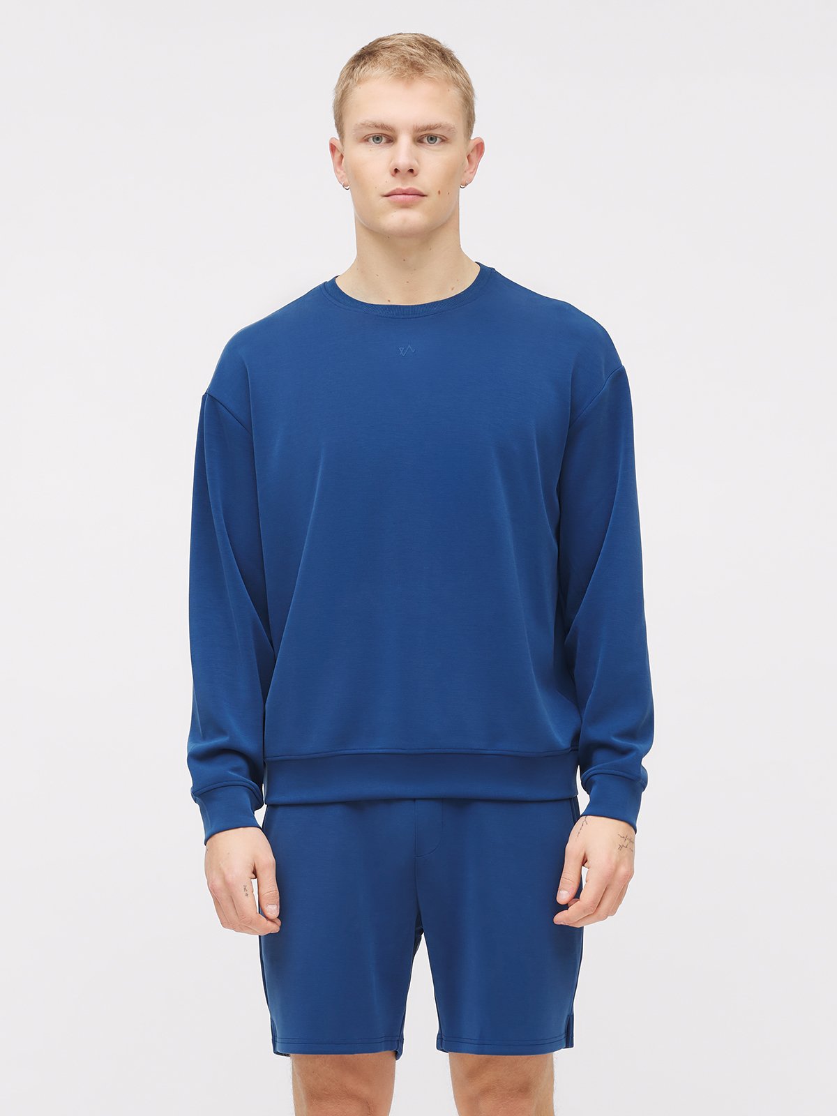 Twentyfour Venture Soft Sweater H Mørk Blå