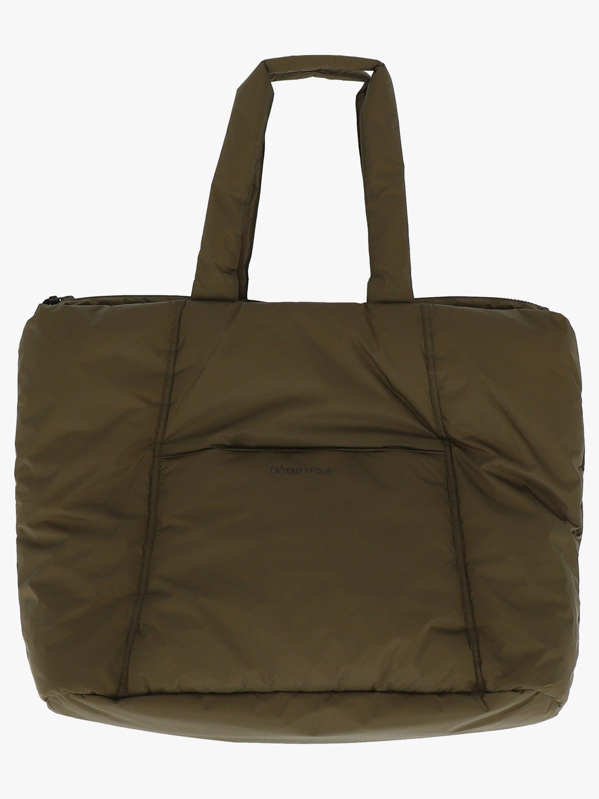 Twentyfour Mellow Ivy Vattert Tote M Oliven