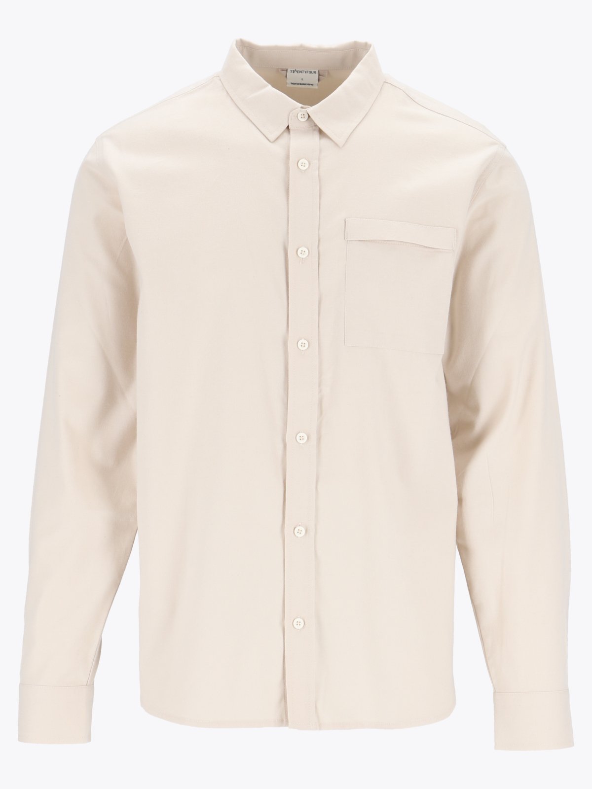 Twentyfour Mode Skjorte U Gråhvit