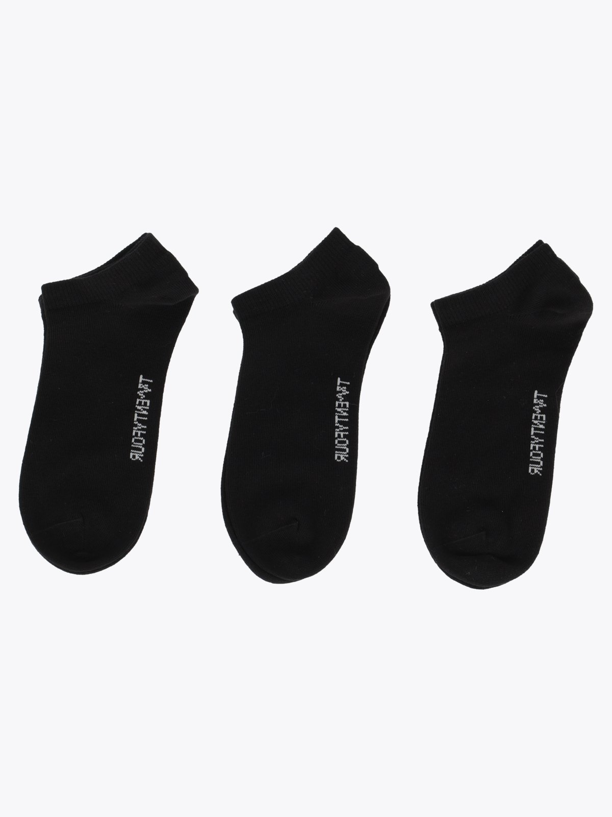 Twentyfour & Ankelsokk Sneaker 3pk Sort