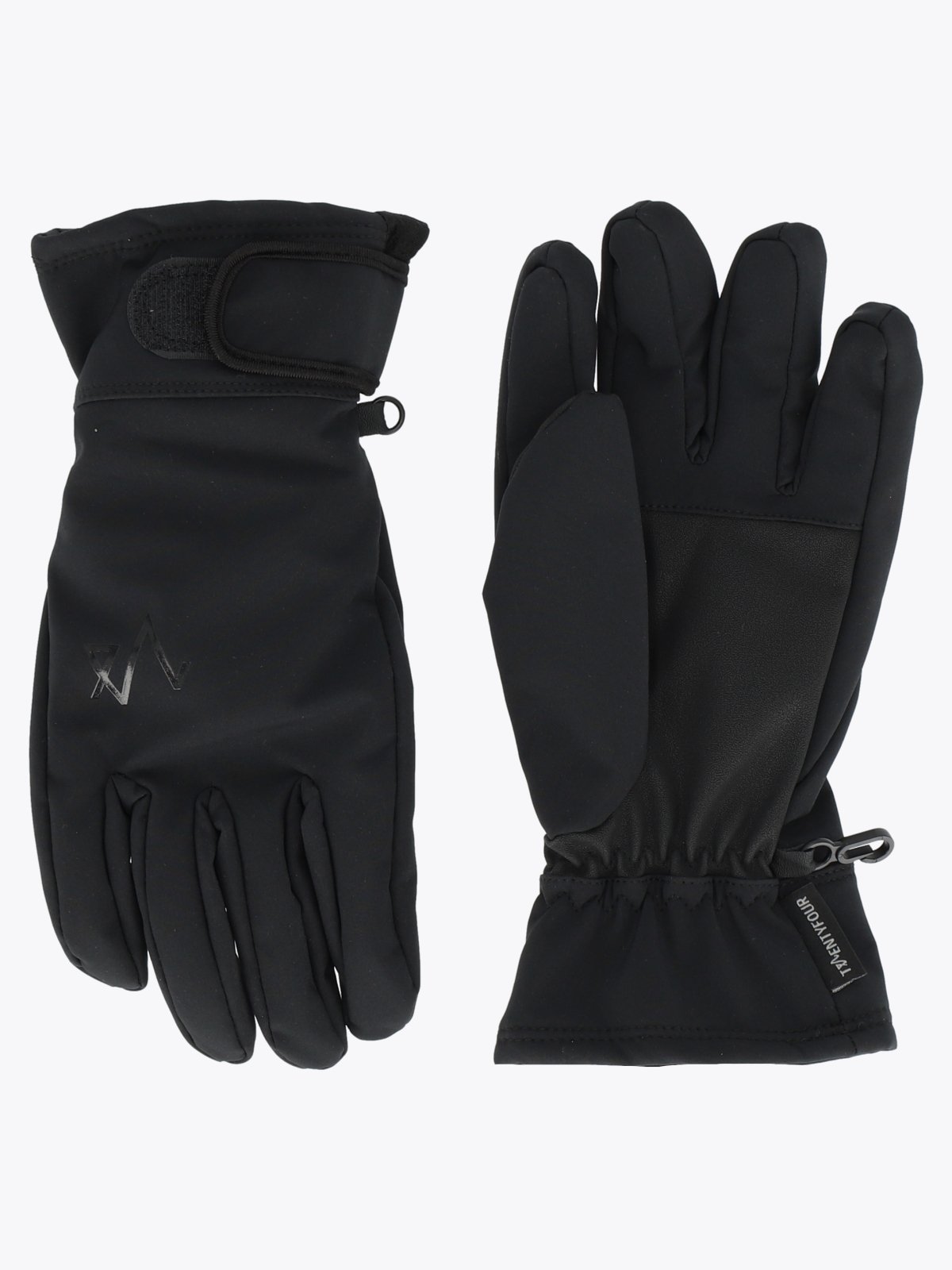 Twentyfour & Softshellhanske U Sort