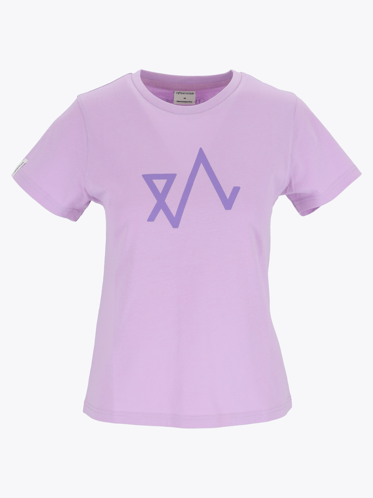 Twentyfour Logo T-skjorte D Lavendel