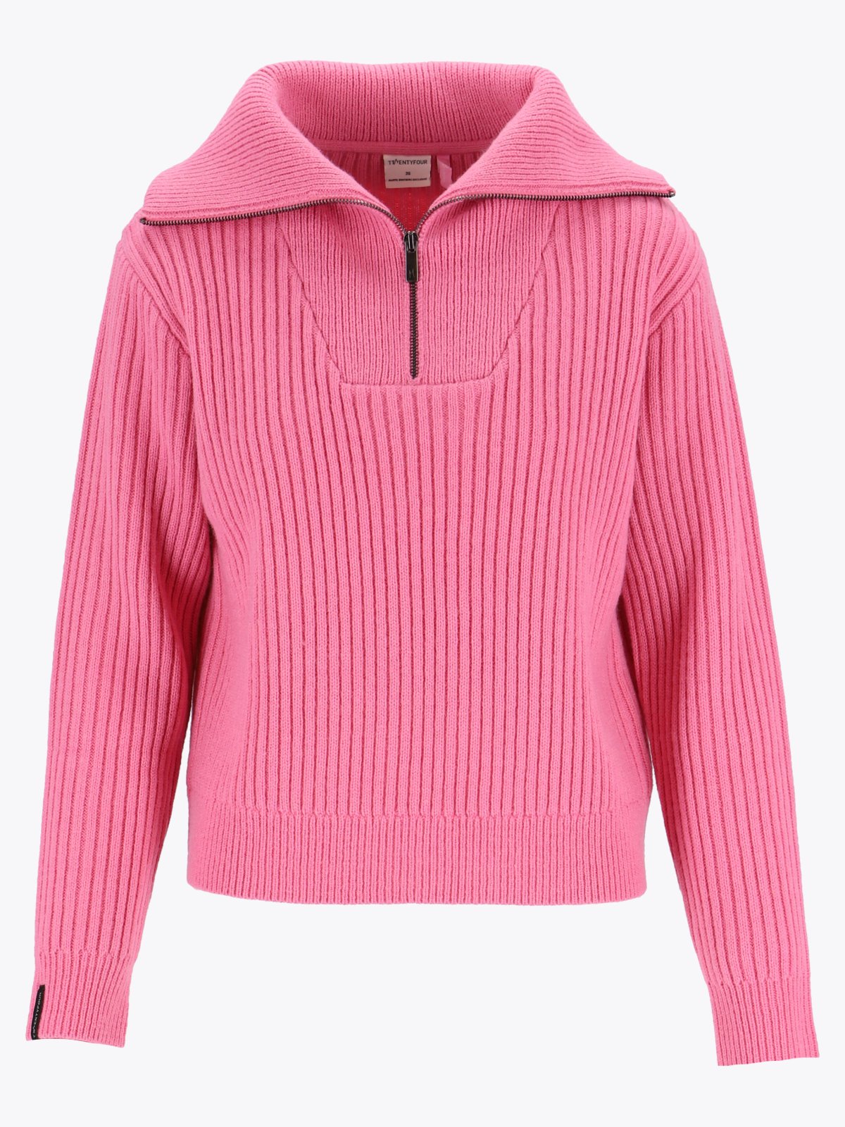 Twentyfour Mode Rib HZ Knit D Rosa