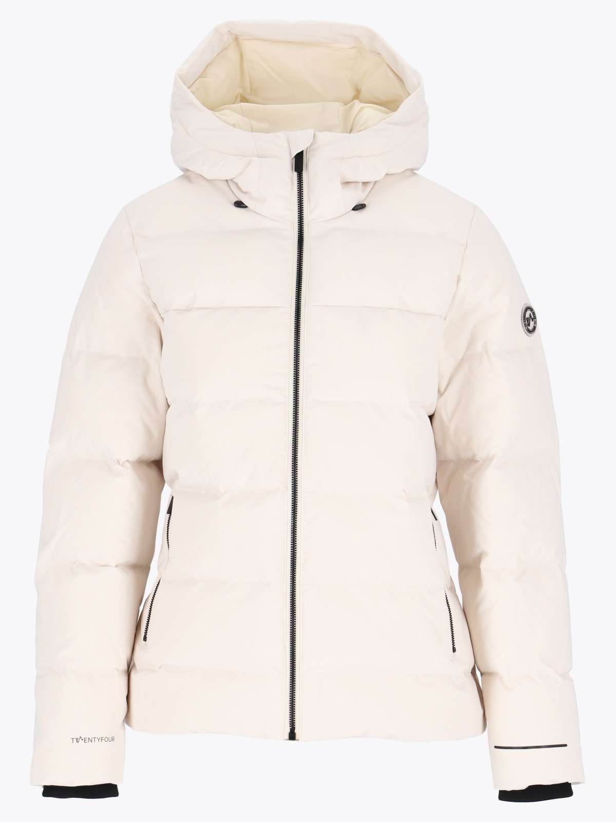Twentyfour Aurora Dunjakke D Gråhvit