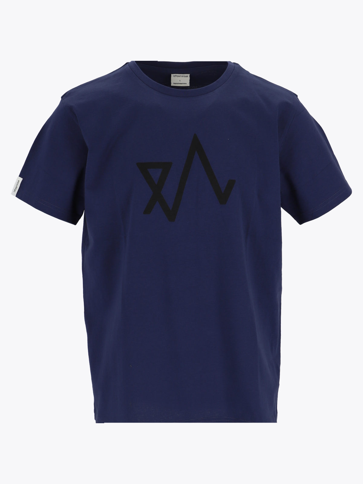 Twentyfour Logo T-skjorte H Marineblå