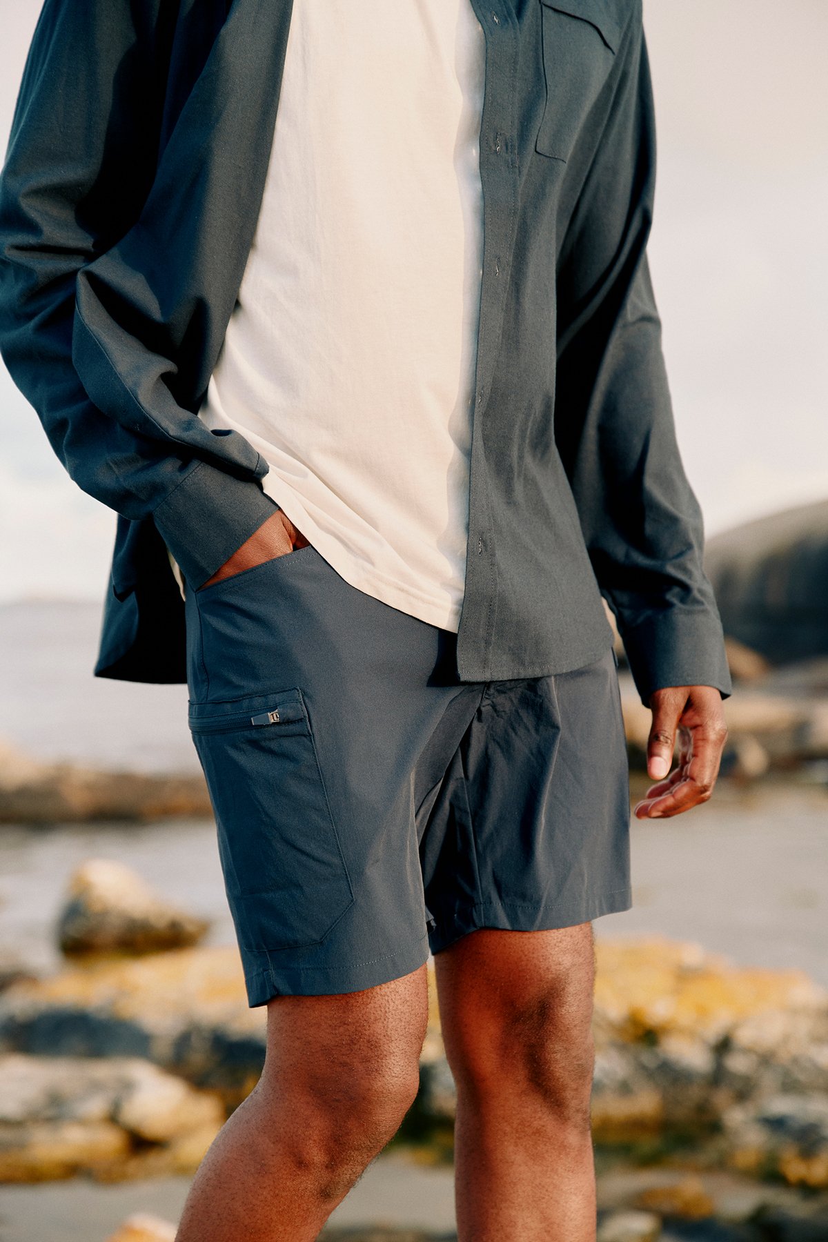Twentyfour Mode Flex Shorts H Marine
