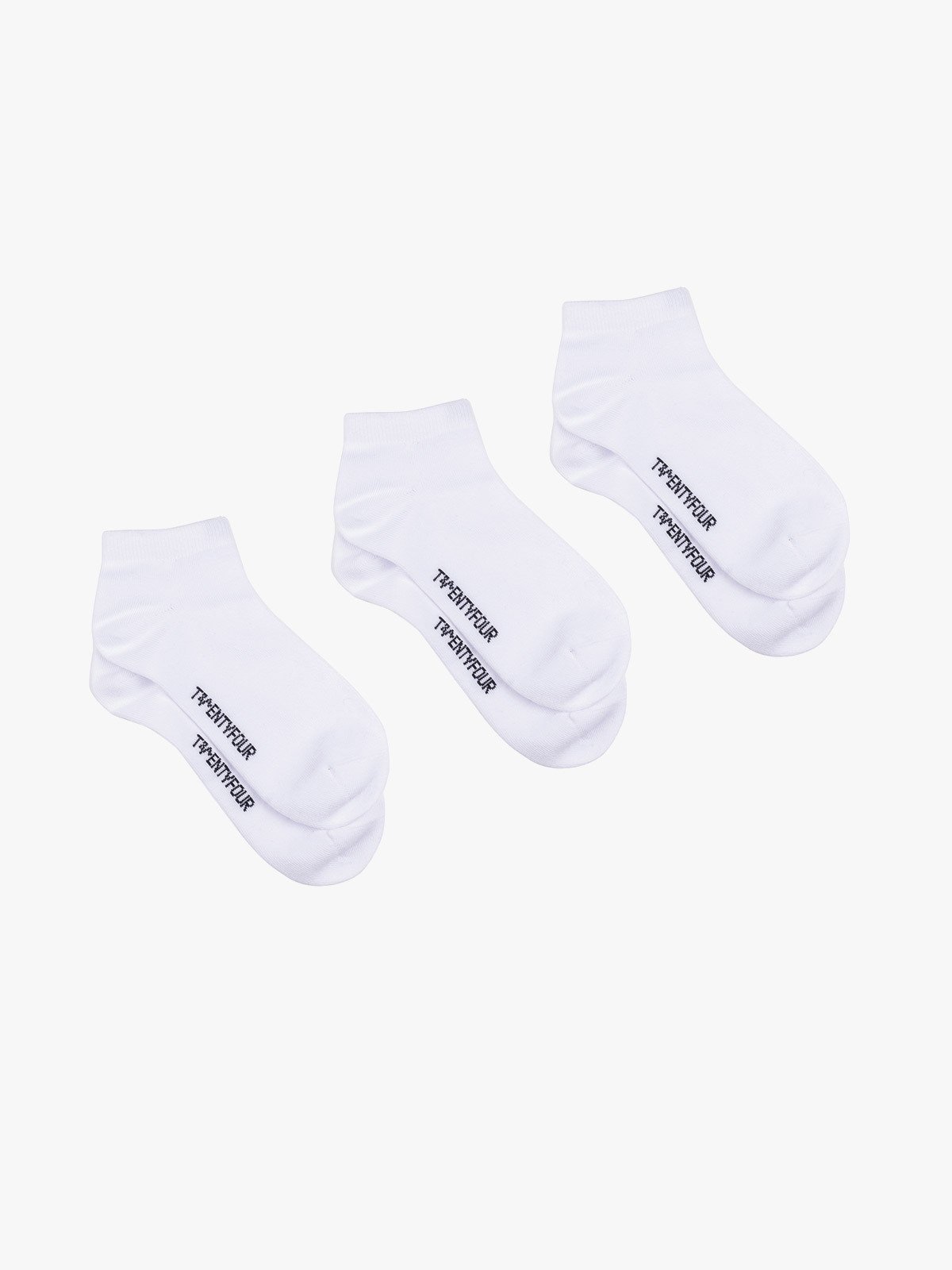 Twentyfour & Ankelsokk 3pk Hvit