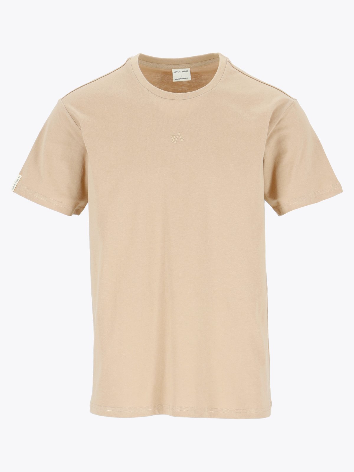 Twentyfour Mode T-skjorte U Sand