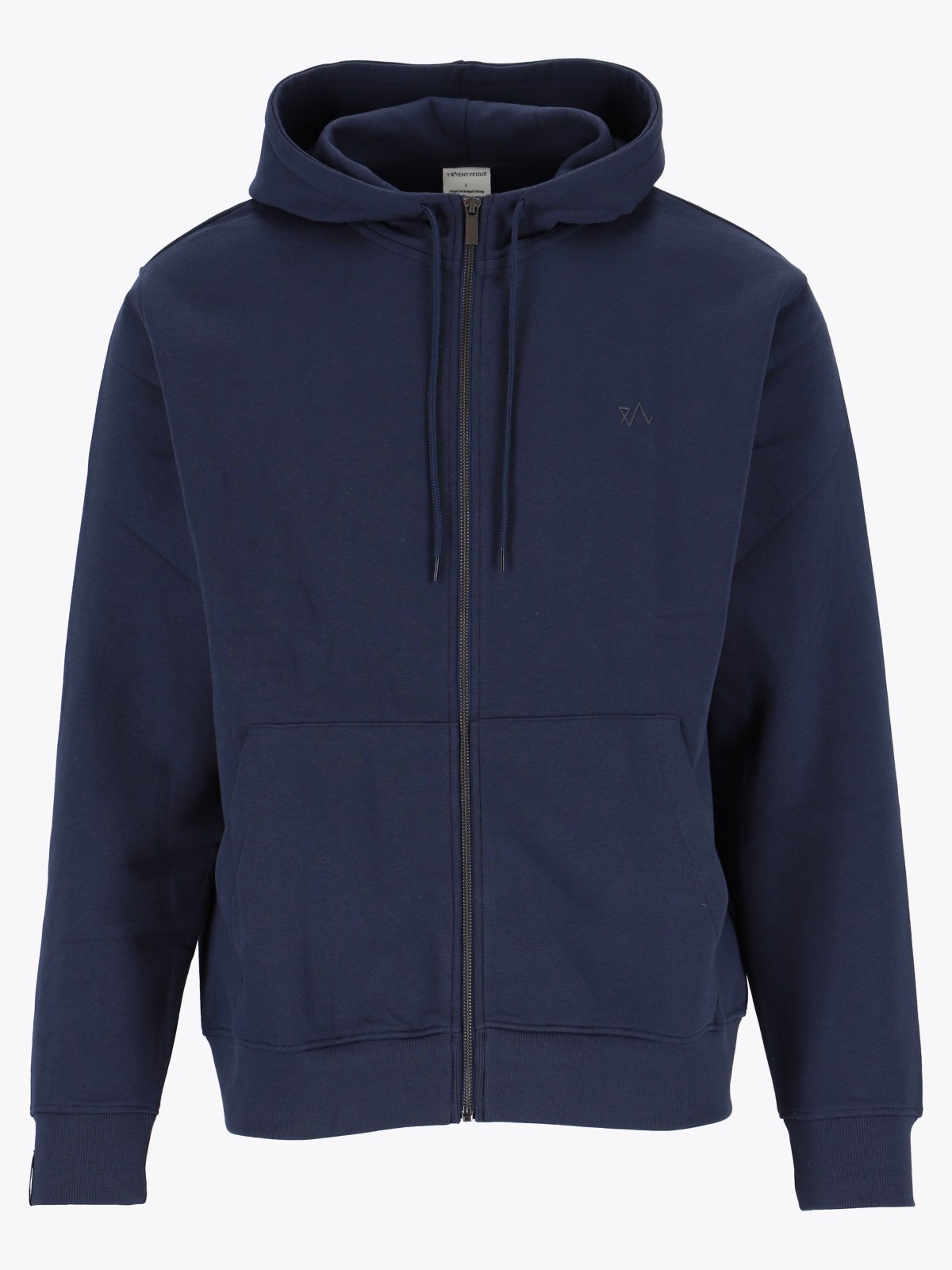 Twentyfour & Zip Hoodie U Marine
