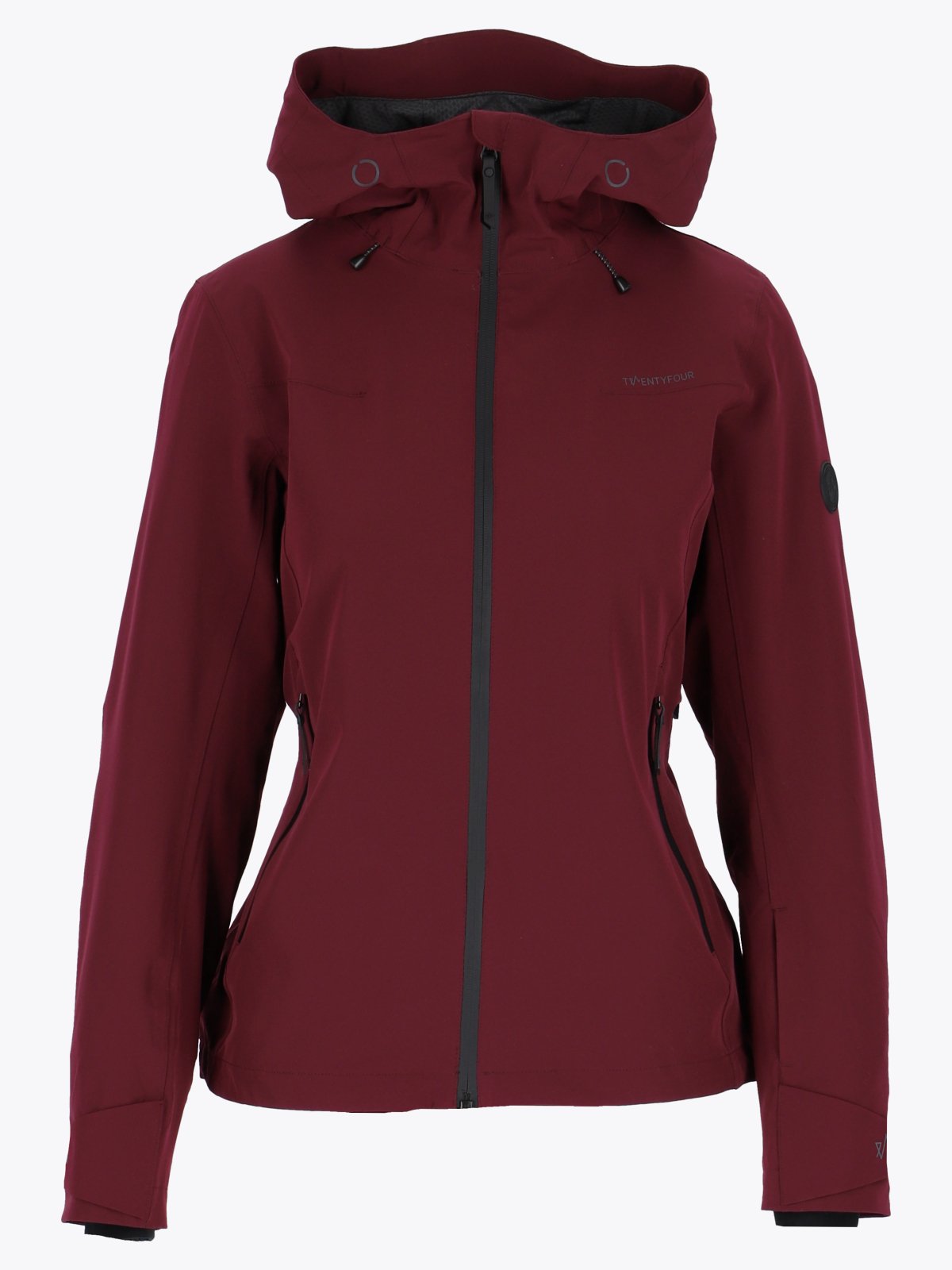 Twentyfour Aurora 2L Skalljakke D M Burgunder