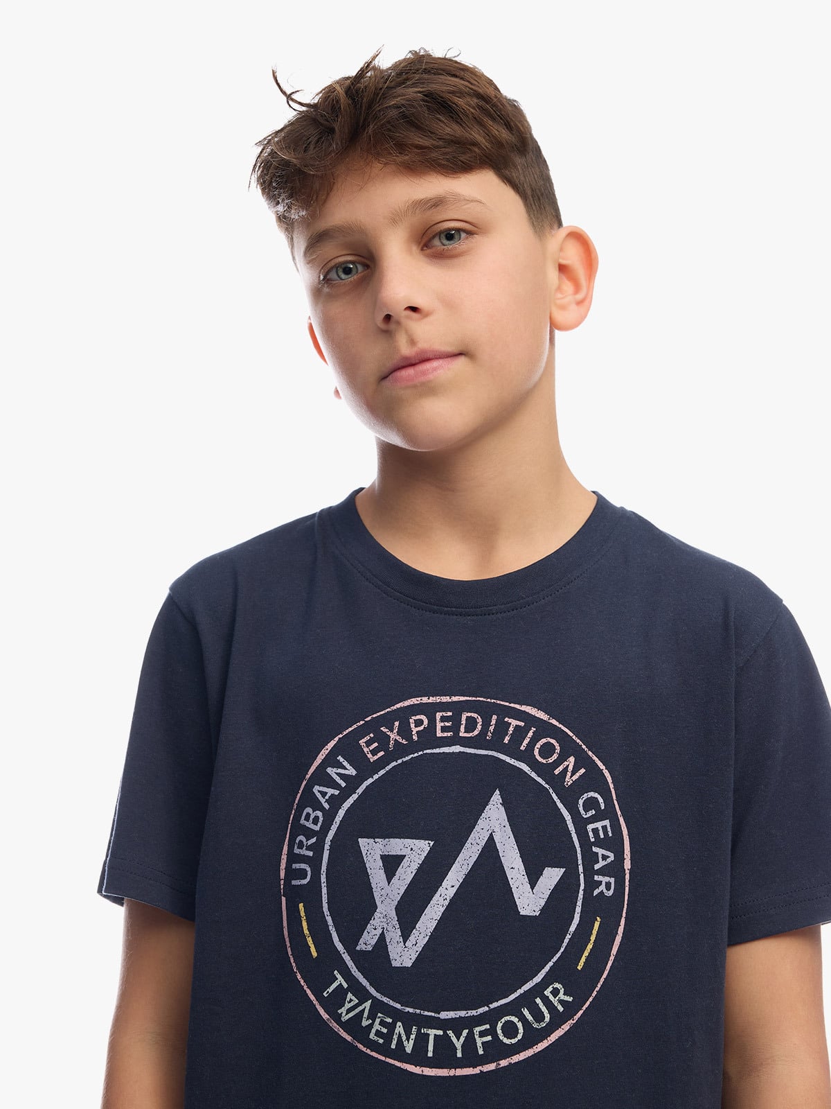 Twentyfour & UXG Play T-skjorte JR Marine