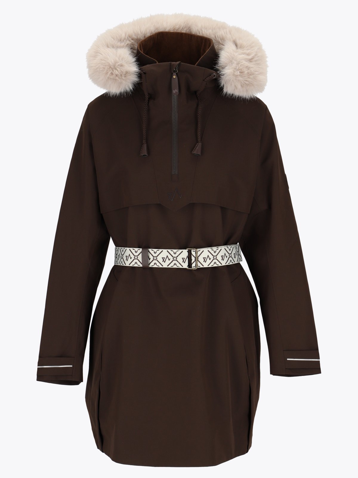 Twentyfour Legacy Saga Shell Anorak D Mørk Brun