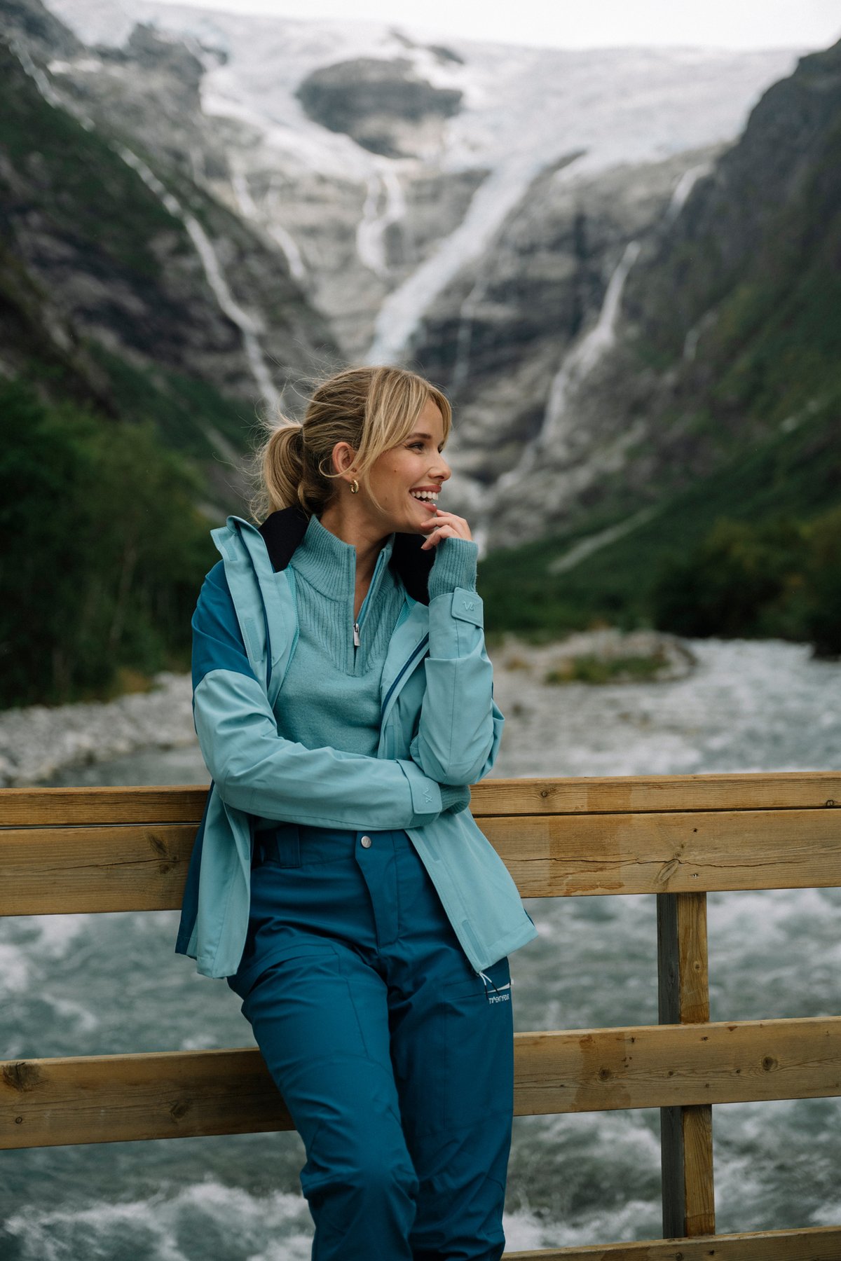 Twentyfour Flåm ST 2-Lags Jakke D Porselen