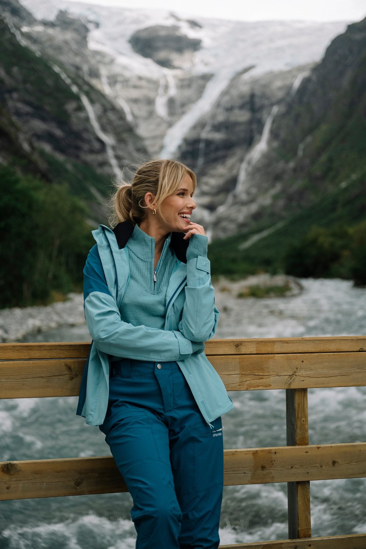 Twentyfour Flåm ST 2-Lags Jakke D Porselen