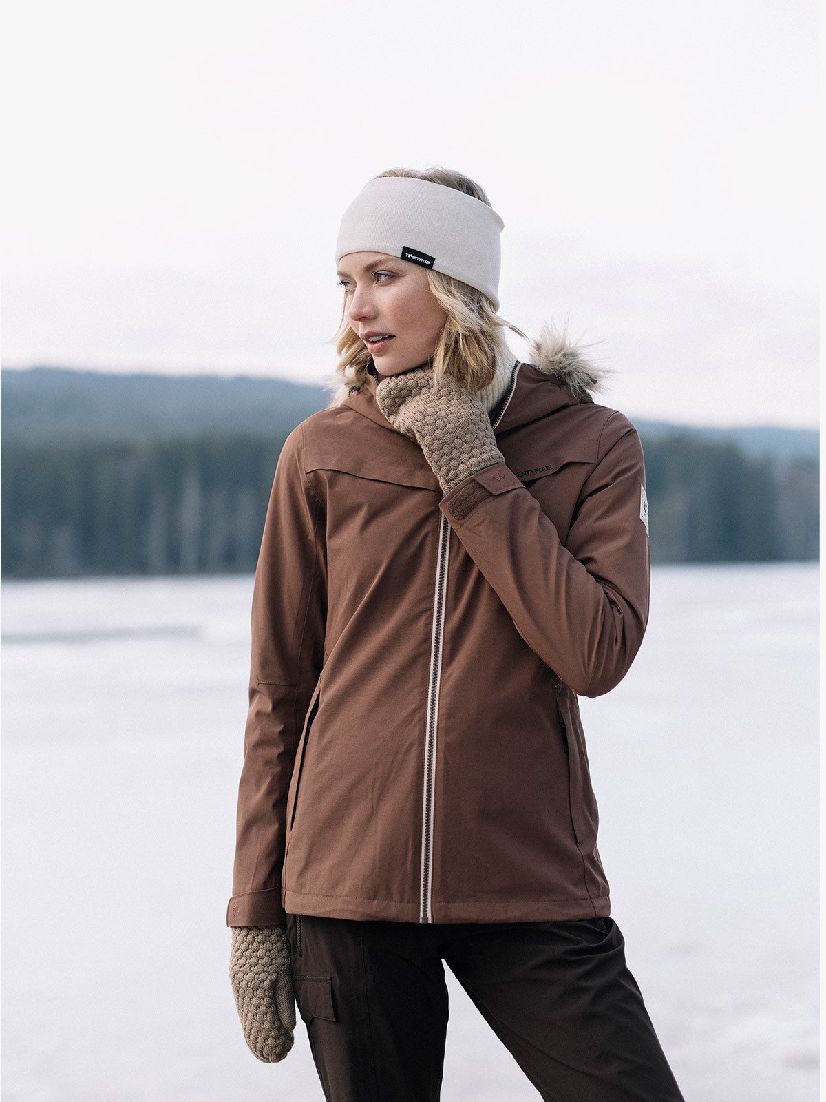 Twentyfour Finse 2.0 2-Lags Jakke D Mokka